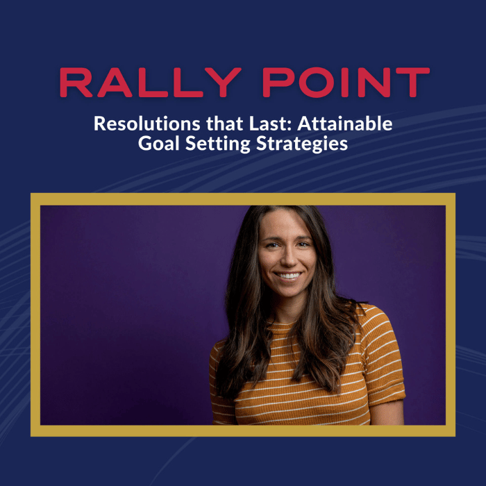 Rally Point – Resolutions that Last: Attainable Goal Setting Strategies ...